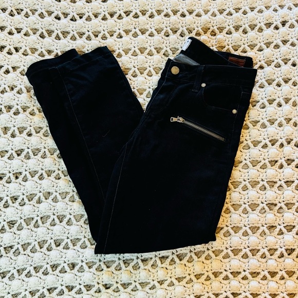 Paige Indio Zip Ultra Slim Skinny Black Jeans size 26 - Picture 10 of 10